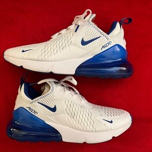 AIR MAX 270 WHITE/RACER BLUE